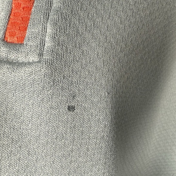 Alo 1/4 Zip Jacket Mens Large Gray Two Tone Activewear Athleisure Rexnord Logo - Picture 5 of 10